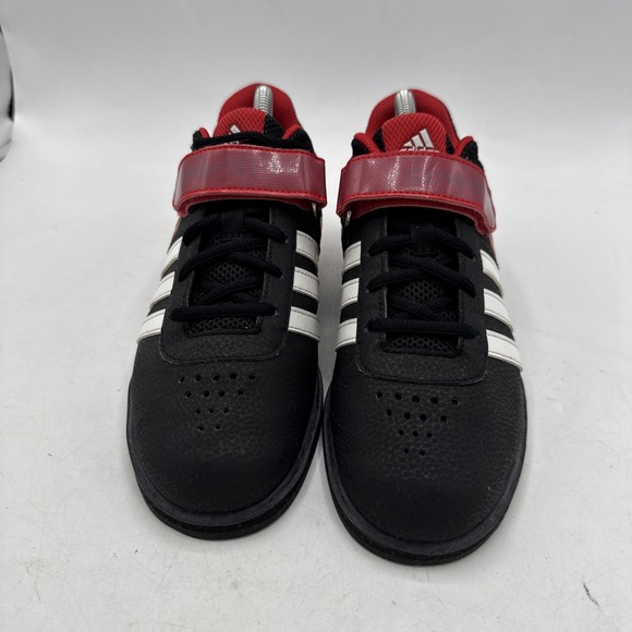 Adidas Powerlift 2.0‎ Mens 6.5 Q33821 Black Leather Training Shoes Sneakers - Picture 2 of 8